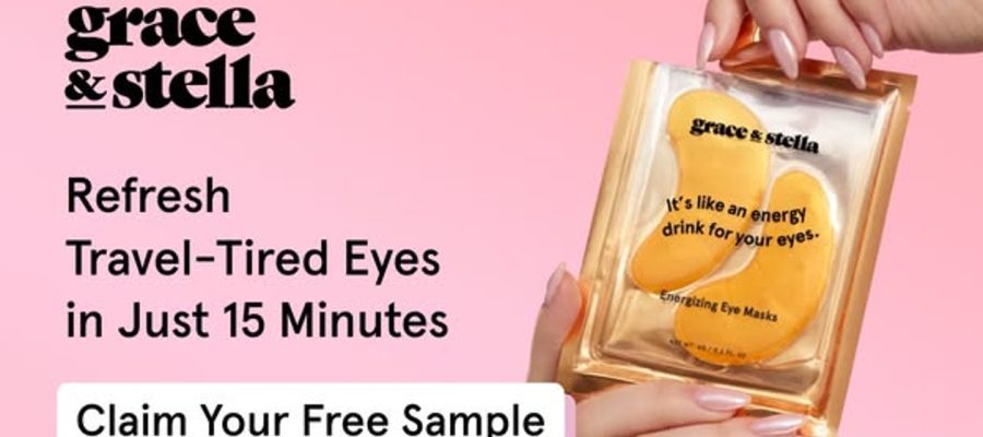 FREE Grace & Stella Energizing Eye Masks Sample