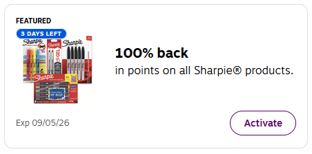 Rebate: Free Sharpies at Staples, up to $40
