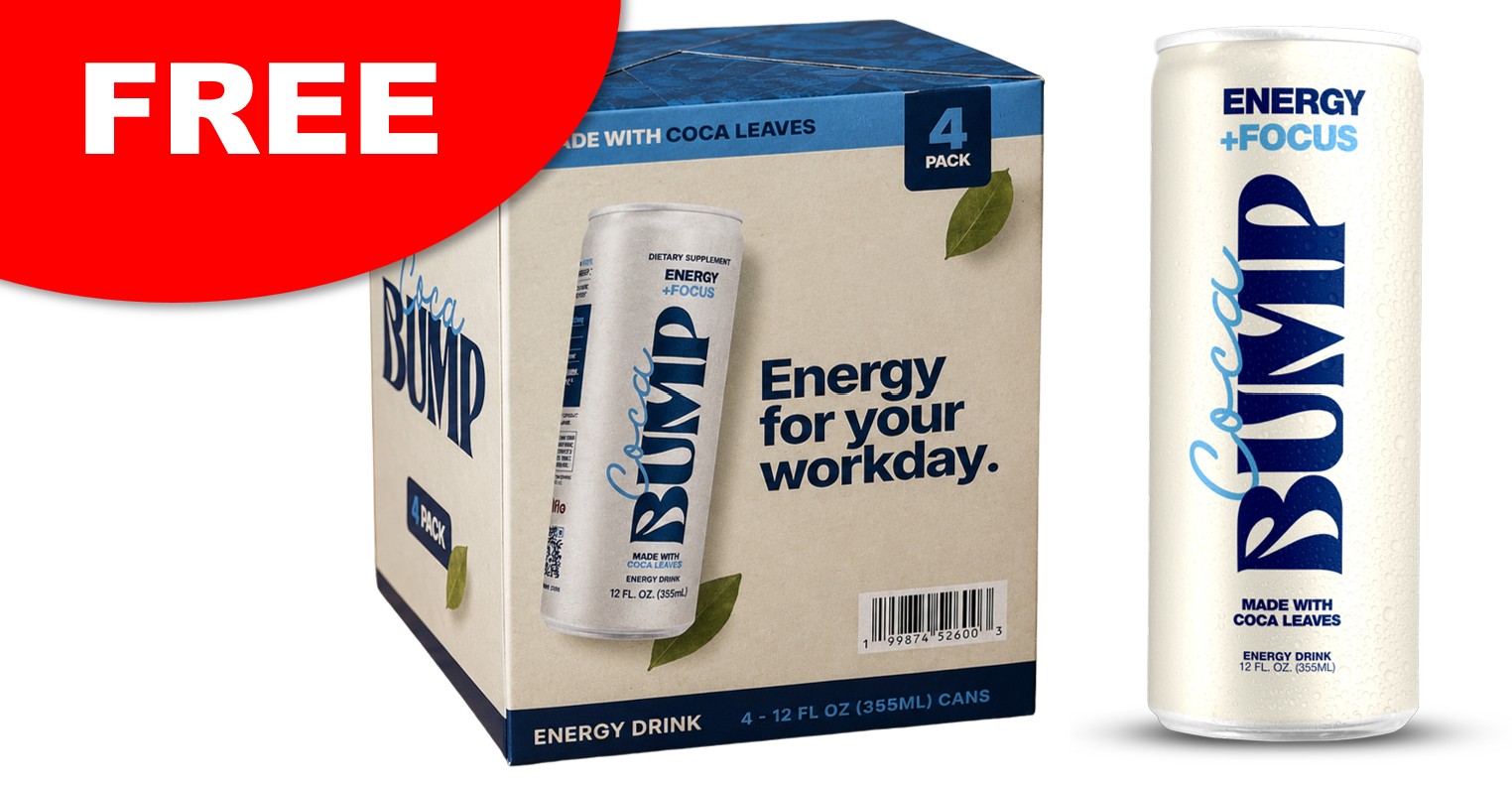 FREE Coca Bump Energy 4-pack
