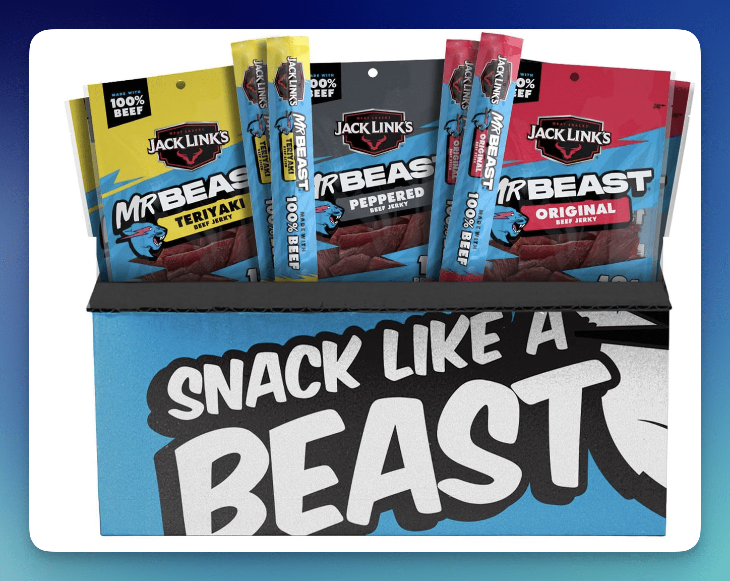 Amazon: Jack Link’s x MrBeast 9-Count Variety – Only $9.23