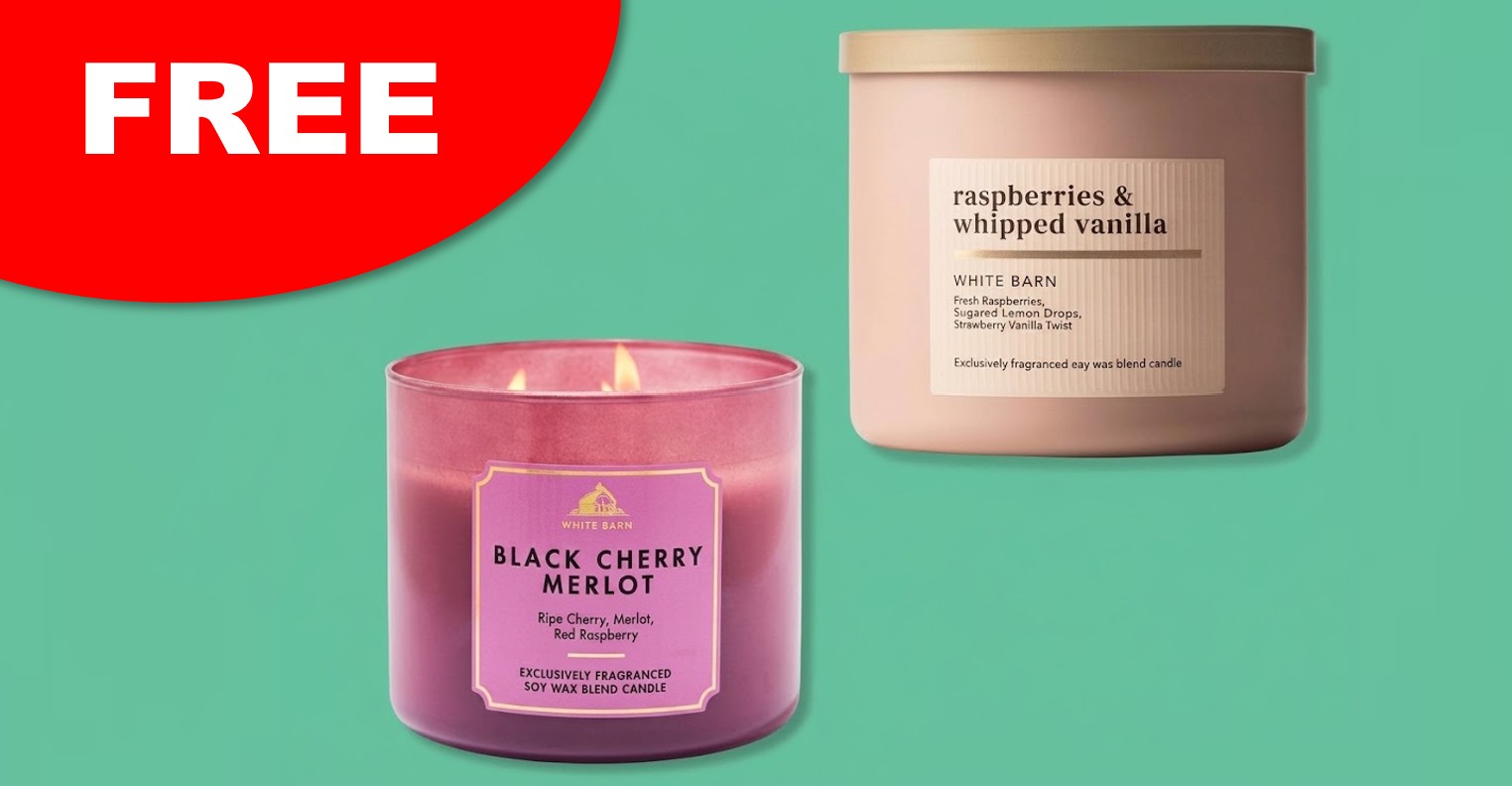 FREE Bath & Body Works 3-Wick Candle