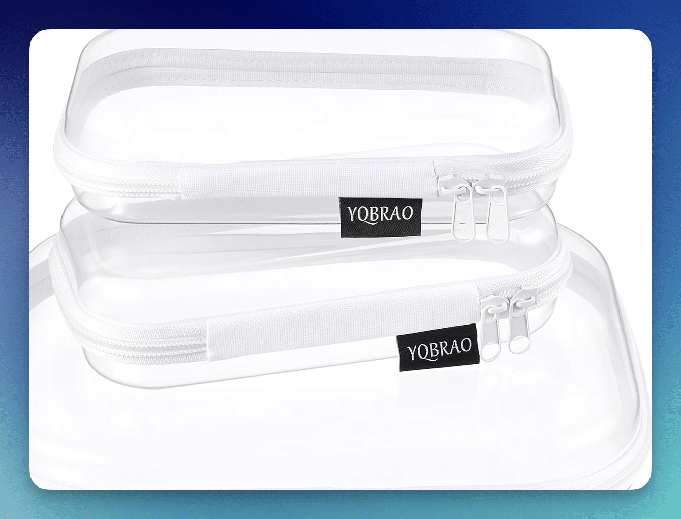 Amazon: Clear Hard Shell Zipper Case 3-Pack – Only $9.99