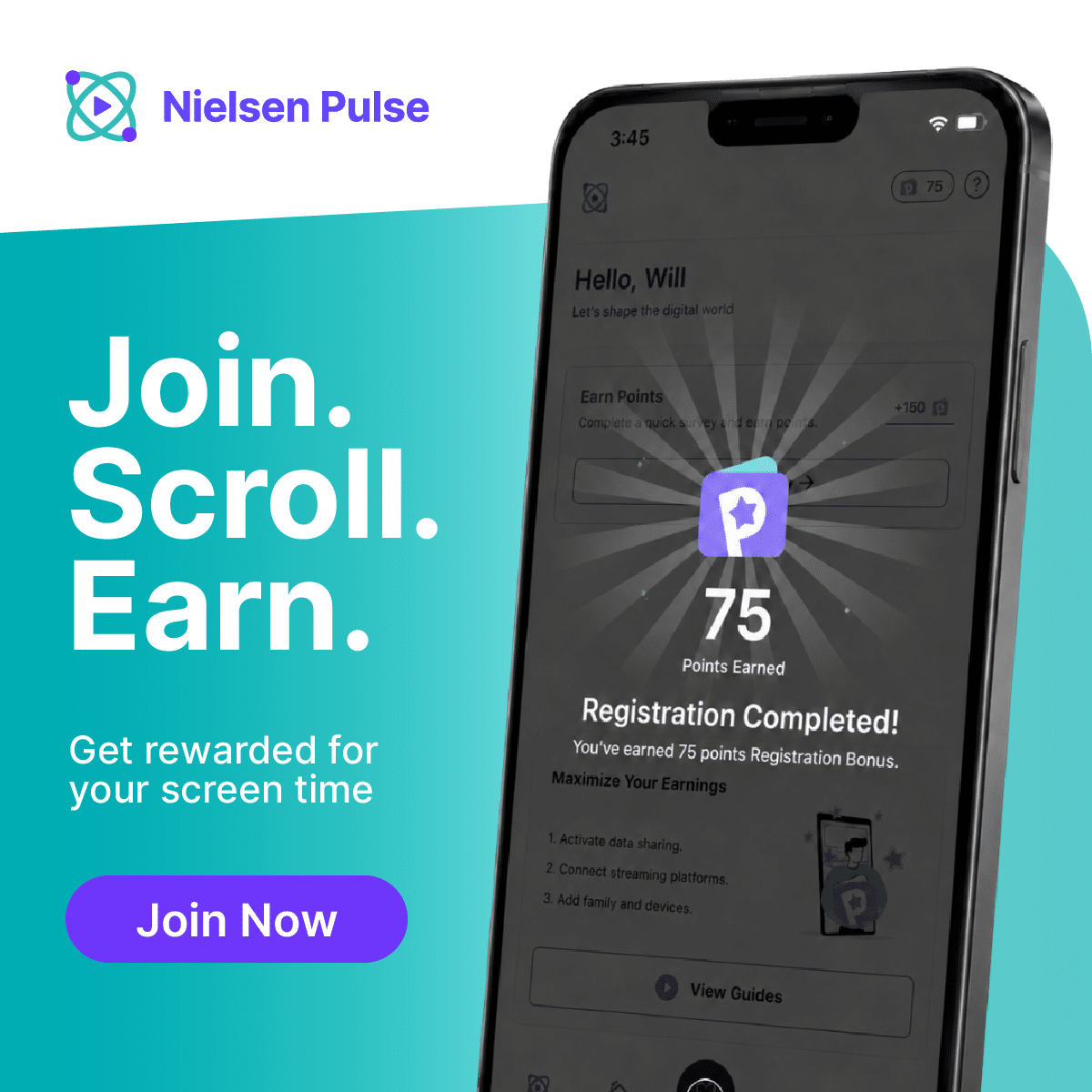 Nielsen Pulse – Earn Rewards by Scrolling!