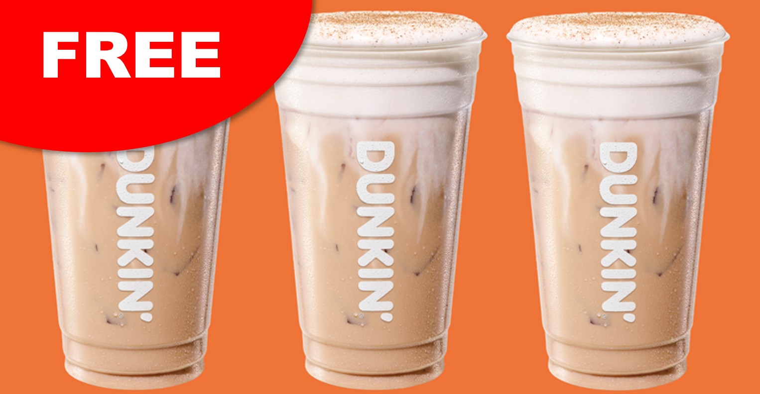 1,000,000 FREE Dunkin Coffee