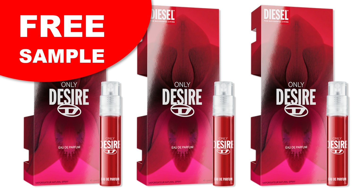 FREE Diesel Only Desire Perfume Sample