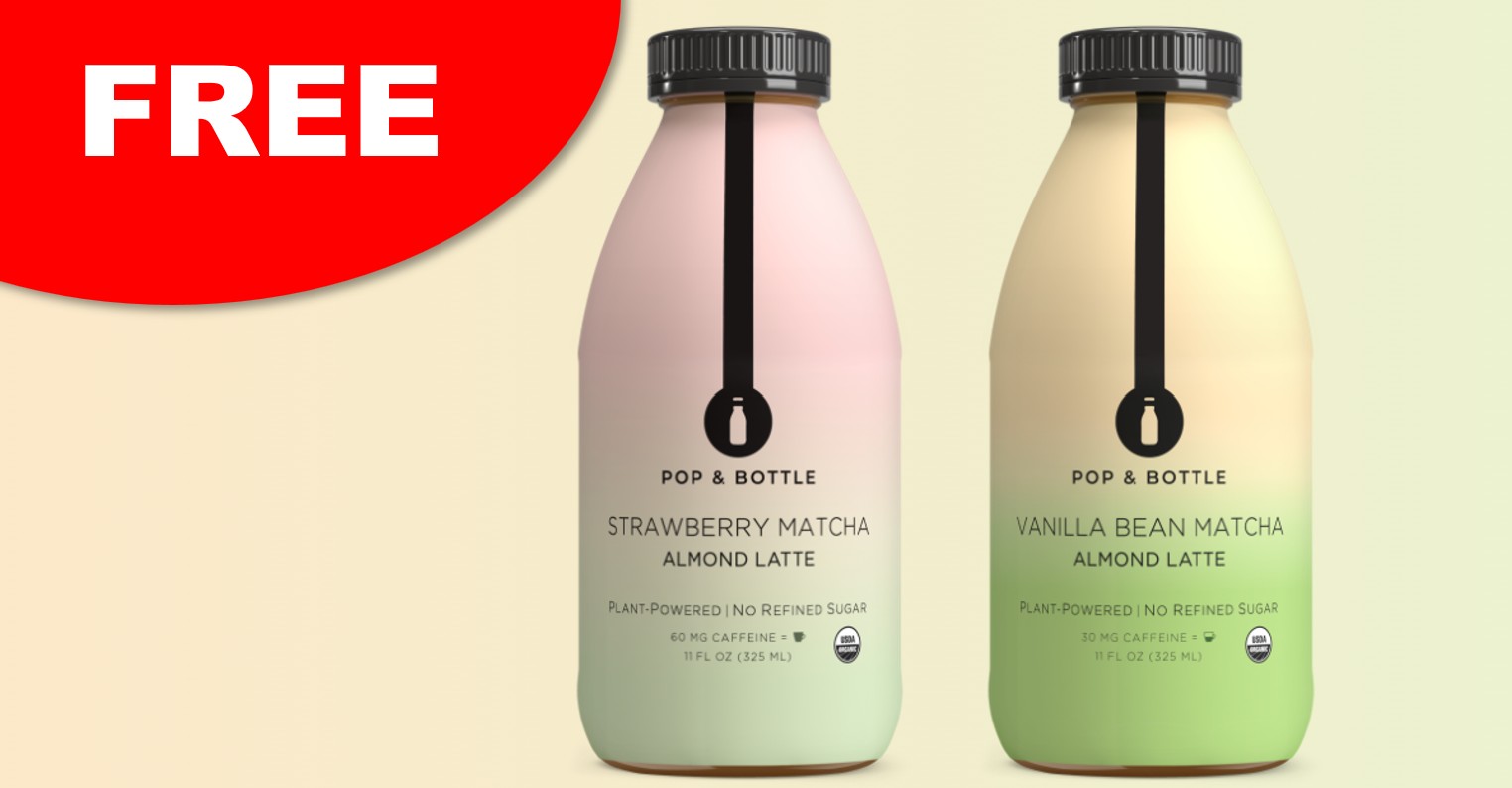 FREE Pop & Bottle Matcha Latte at Walmart