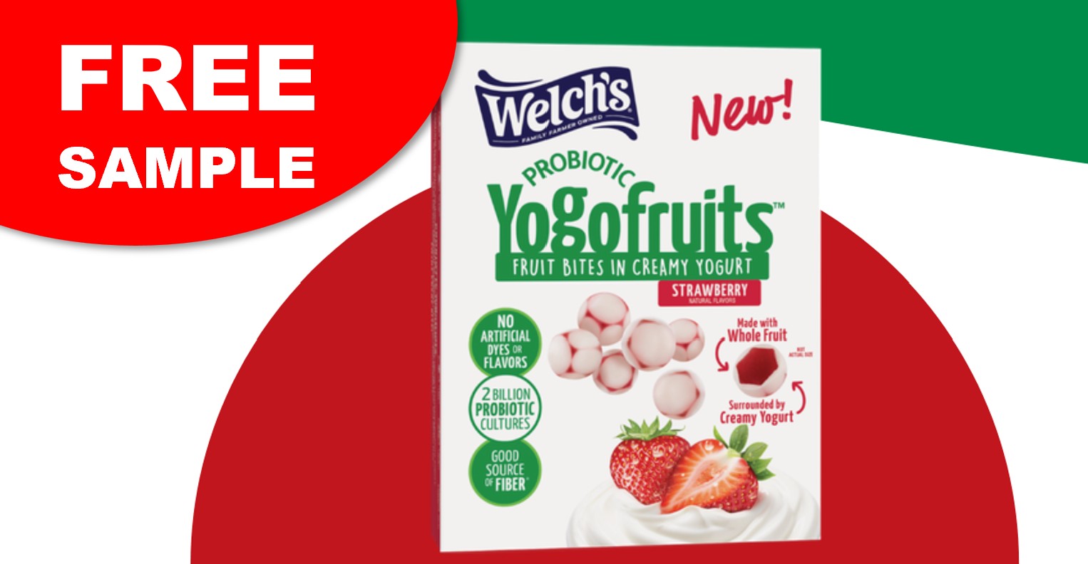 FREE Welch’s Probiotic Yogofruits Sample