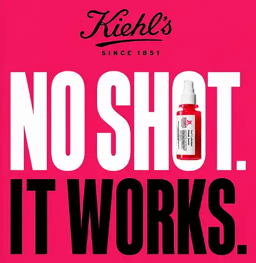 Free Kiehl’s CollaShot Pluming Serum