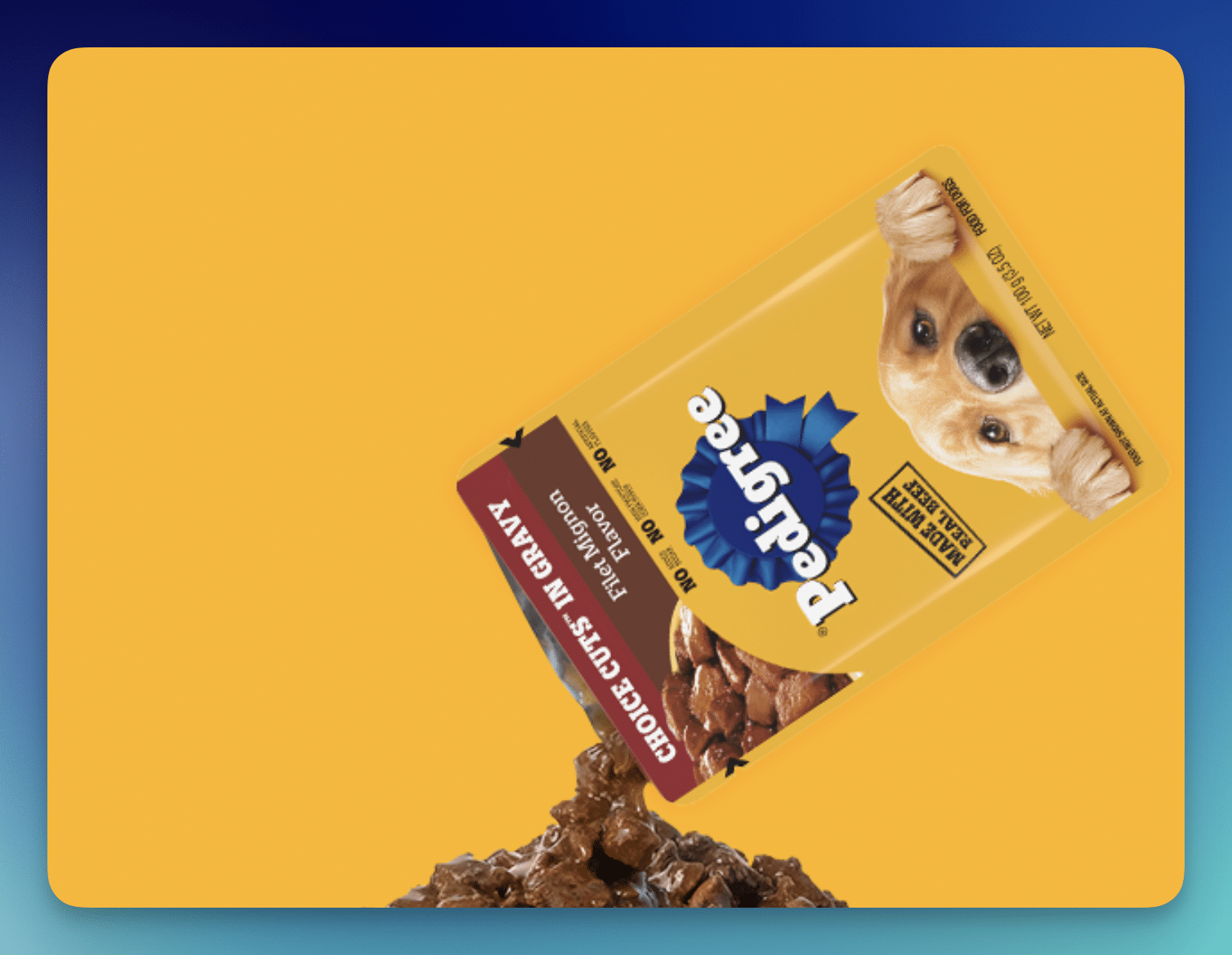 FREE Pedigree Drizzlers Dog Food Samples