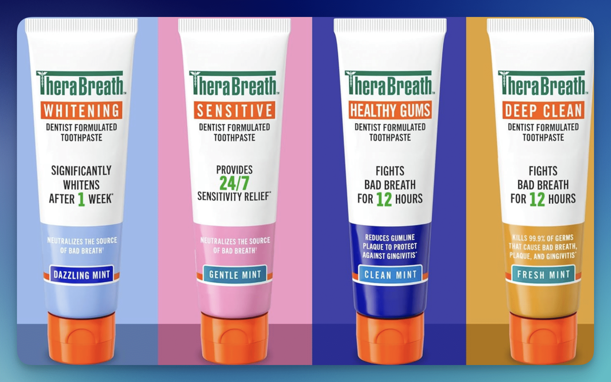 Amazon: TheraBreath Deep Clean Toothpaste 2-Pack – Only $5.60