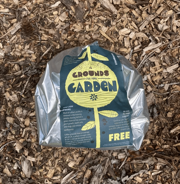 Free Starbucks Coffee Grounds for Garden Compost