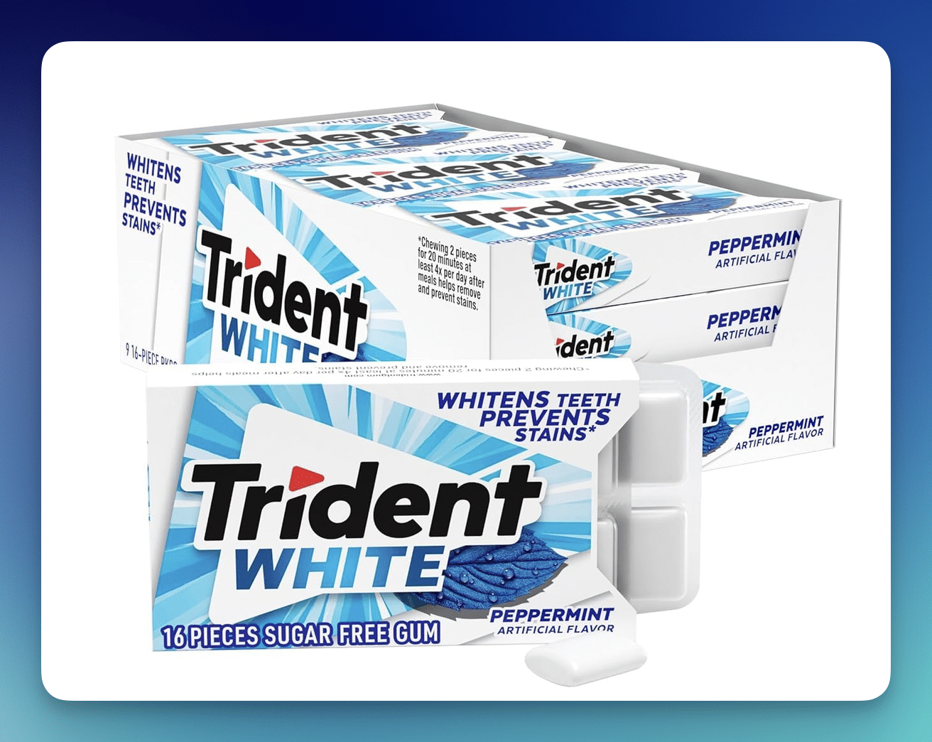 Amazon: Trident Whitening Gum 9-Pack – Only $4.94