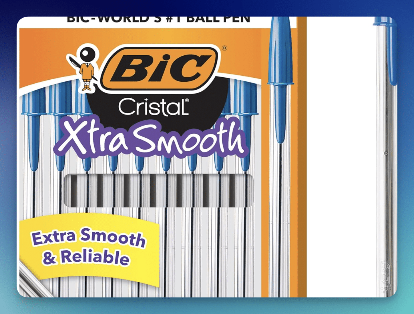 Amazon: BIC Cristal Xtra Smooth Ballpoint Pens 10-Pack – Only 97¢