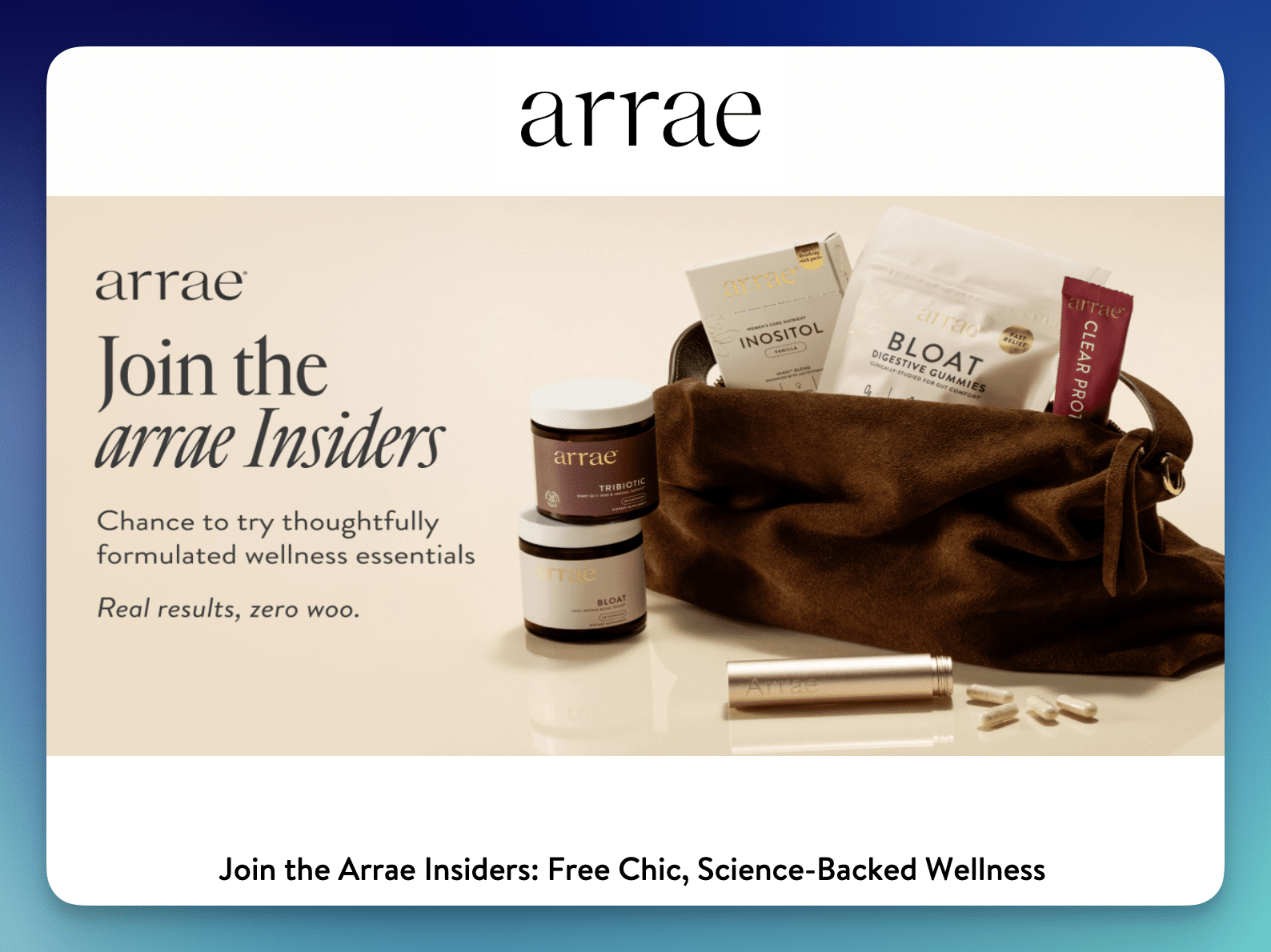 Possible FREE Arrae Wellness Products