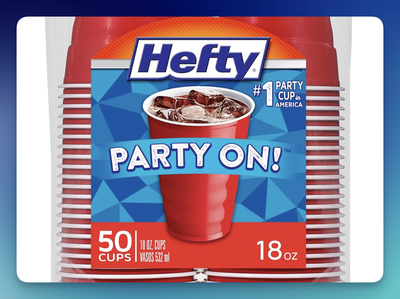 Amazon: Hefty Disposable Plastic Cups 50-Pack – Only $3.80
