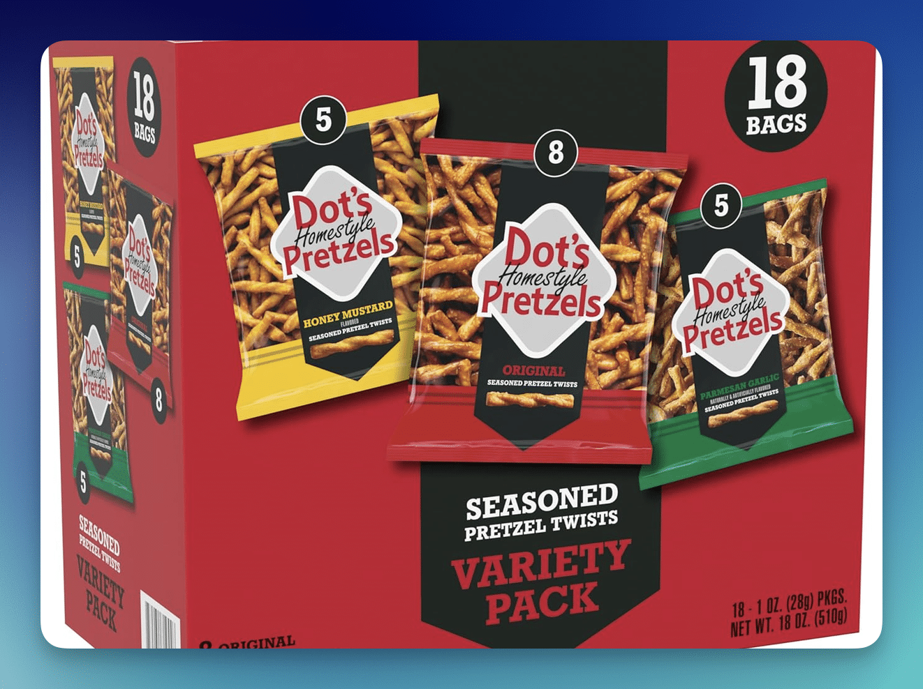 Amazon: Dot’s Pretzels 18-Count Variety Pack – Only $7.48