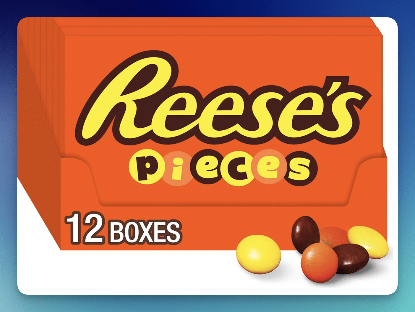 Amazon: Reese’s Pieces Candy Boxes 12-Pack – Only $9.60