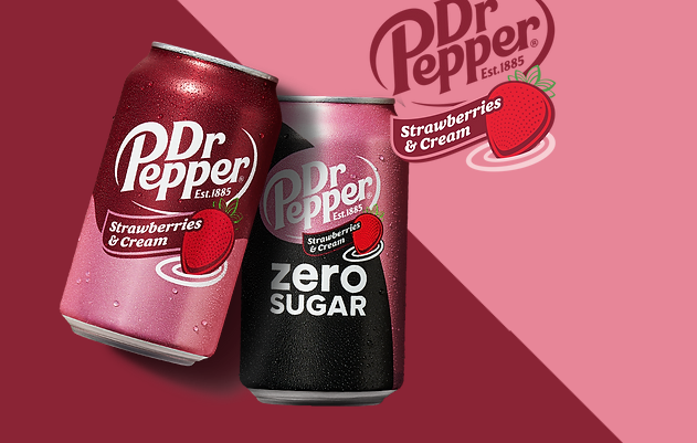 Amazon: Dr. Pepper Strawberries & Cream 12-Packs  – Only $4.63