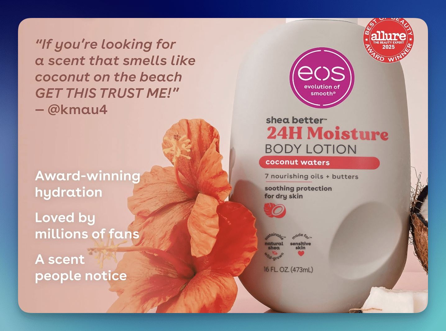 Amazon: eos Shea Better Body Lotion – Only $5.92
