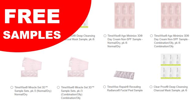 FREE Mary Kay Skincare Samples
