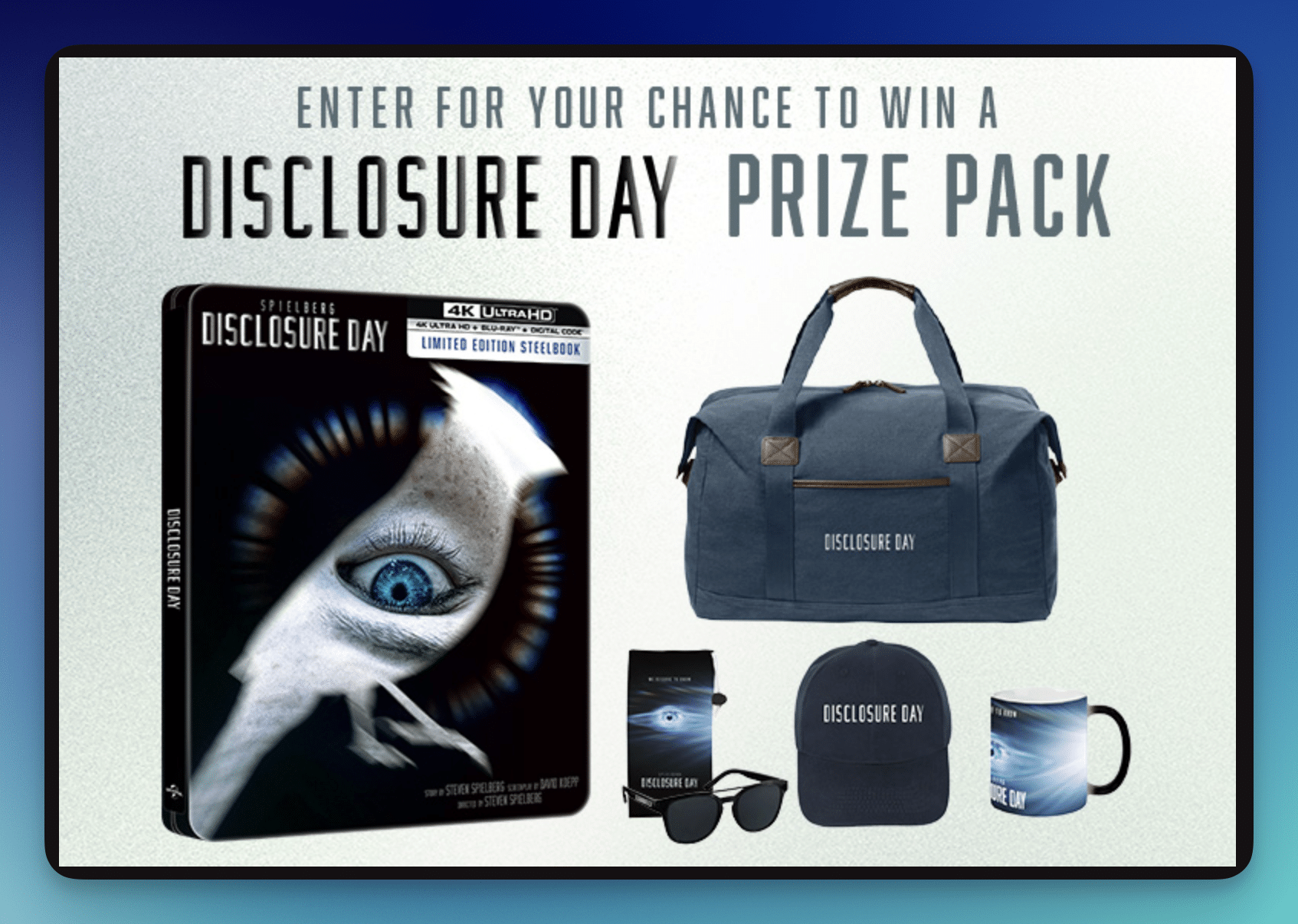 Universal Pictures “Disclosure Day” Sweepstakes
