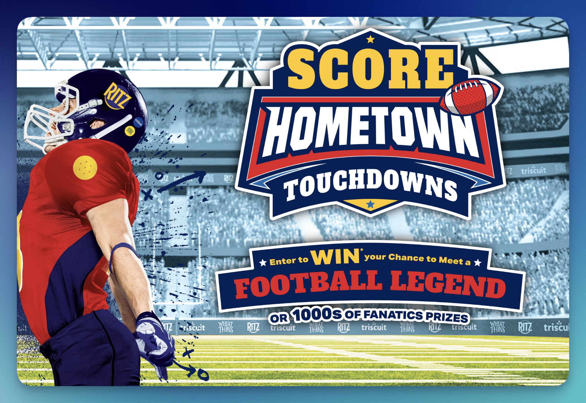 Mondelēz “Hometown Touchdowns” Sweepstakes (10,262 Winners)