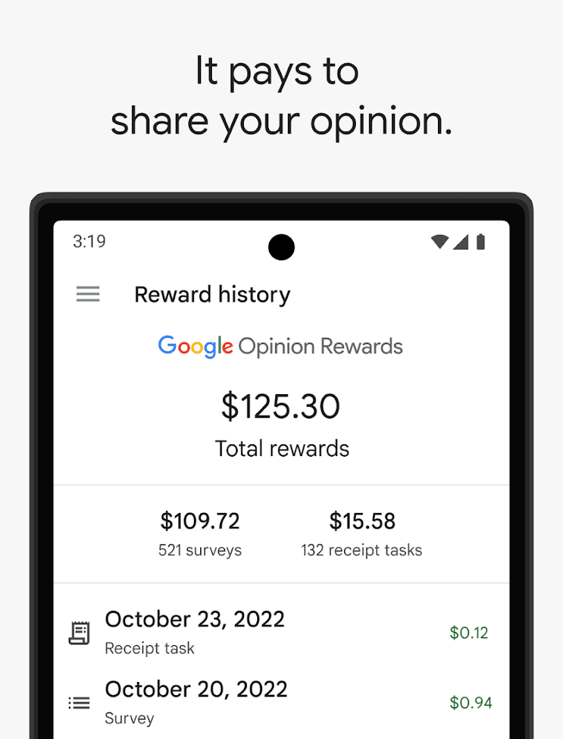 Google Opinion Rewards: Get Paid for Seconds of Your Time!