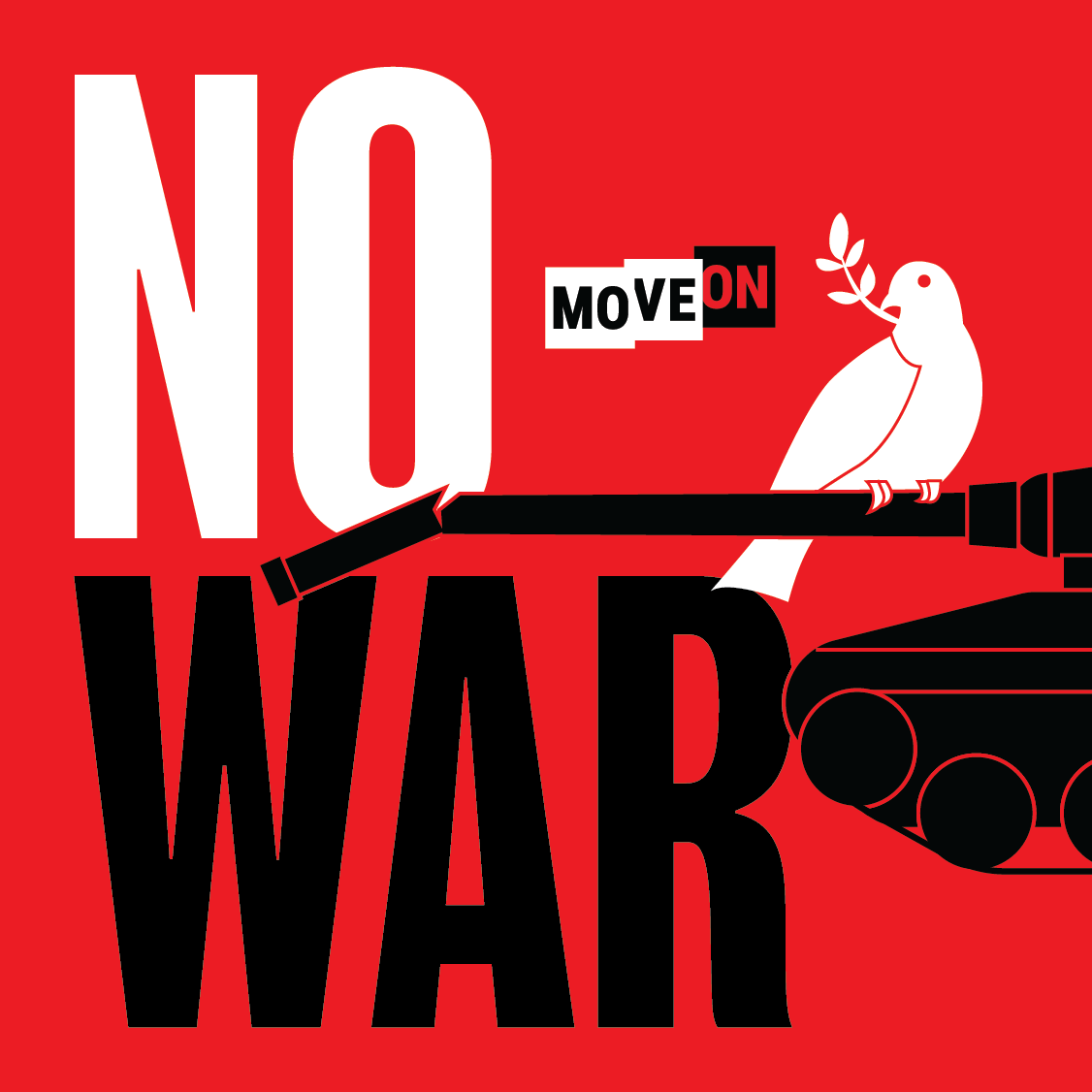 Free “No War” Sticker