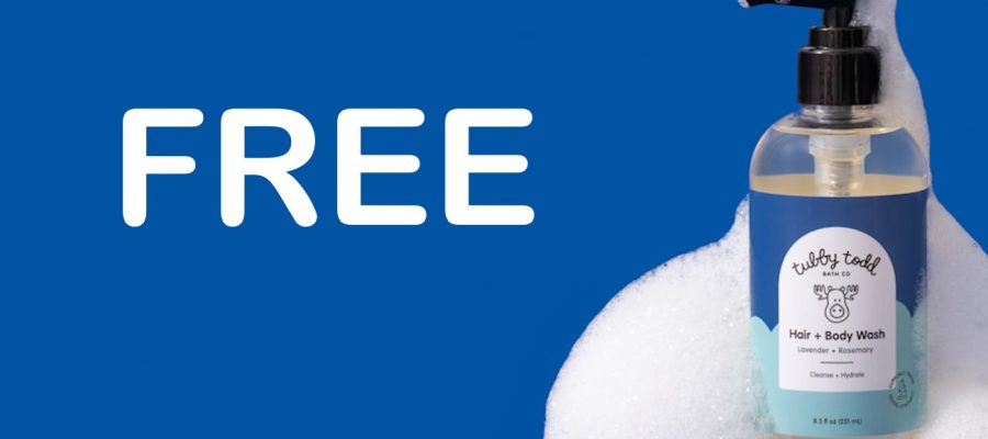 FREE Bottles of Tubby Todd Hair + Body Wash